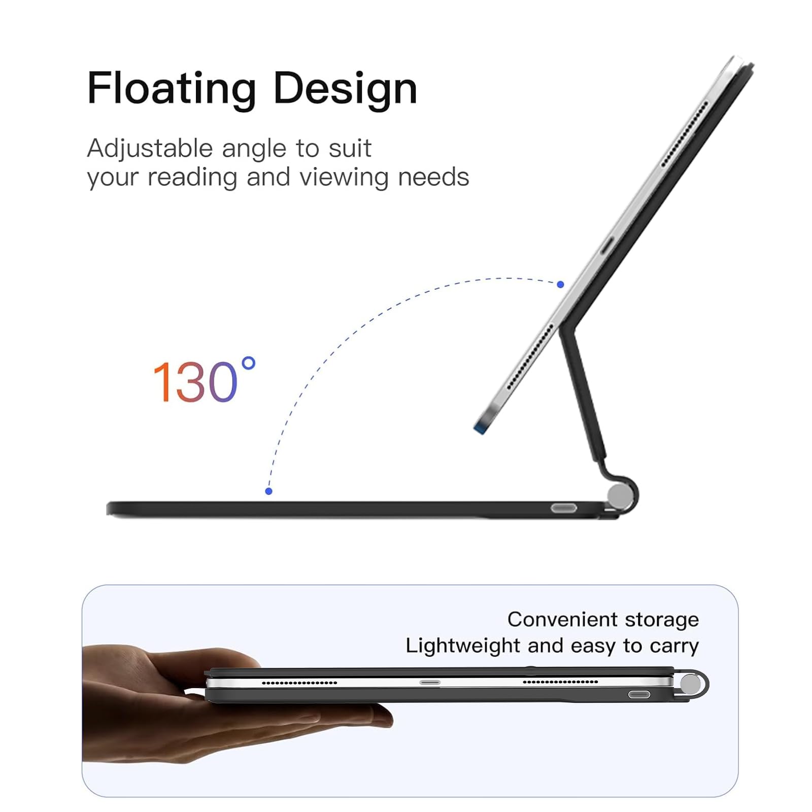 Magic Keyboard for iPad Air 13 Inch (M3 2025, M2 2024) and iPad